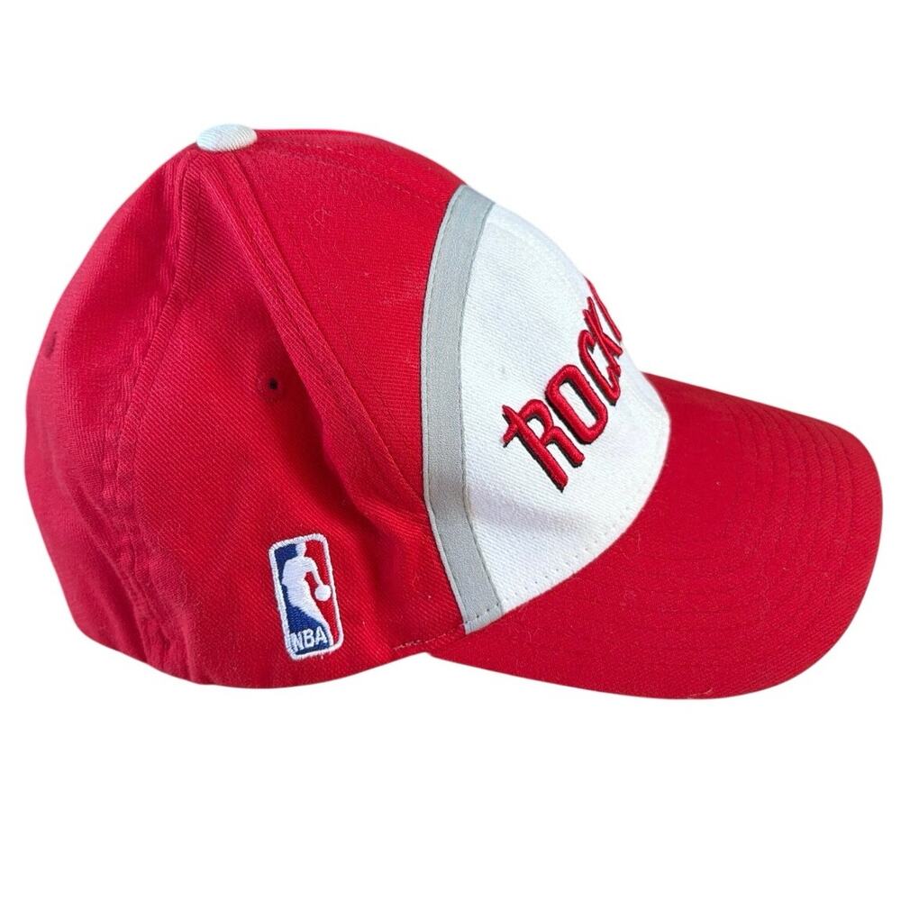 NBA Houston Rockets Hat Reebok Stretch Fit Red Cap - Picture 2 of 5